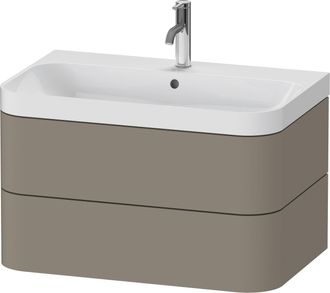 Duravit Set C-bonded Duravit Happy D.2 Plus Suspendido, 775x490mm, 2