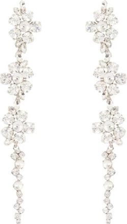 Simone Rocha Bloemen Druppel Oorbellen - Dames - Oorbellen - Beige - ONE Size - Accessoires