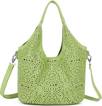 Generic Stylish Two-in-One Womens Shoulder Bag | Large Capacity Handbag with Inner Pouch Organizer Crossbody Handbag H367 (Green)