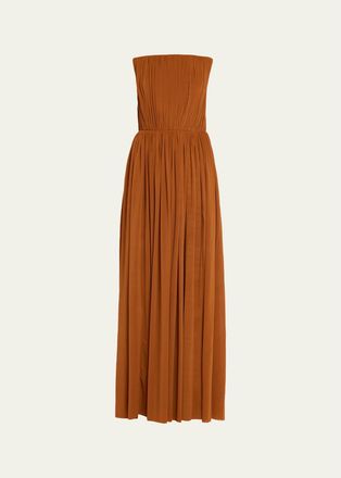 Et Ochs Evelyn Strapless Ruched Gown