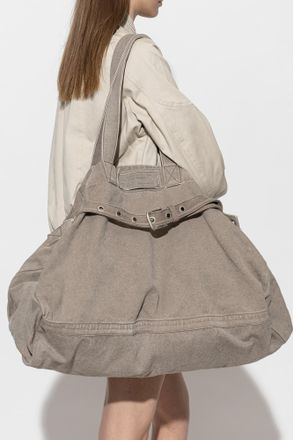 Golden Goose Cotton Shopper Bag, Womens, Grey