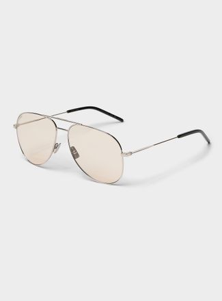 Saint Laurent Lightly tinted aviator sunglasses