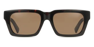 SmartBuy Collection Square Full Rim Plastic Mens Prescription Sunglasses Tortoiseshell Size Standard - SmartBuy Collection