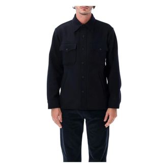 Fortela Ringo Overshirt - Heren - Zomerjassen - Blauw - XL - Wol - Jassen