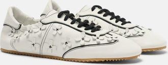 Scarosso Riley Sneakers in White - Calf at Nordstrom, Size 37.5