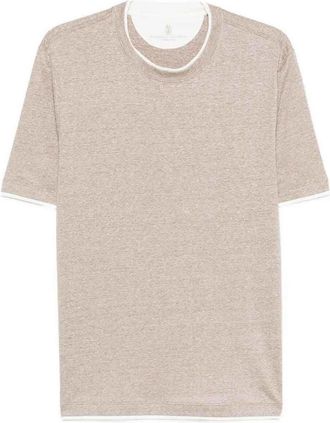 Brunello Cucinelli T-Shirt With Faux-Layering