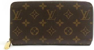 Louis Vuitton Pre-owned Canvas Portemonnee - unisex - Vintage Accessoires - Bruin - ONE Size - Vintage