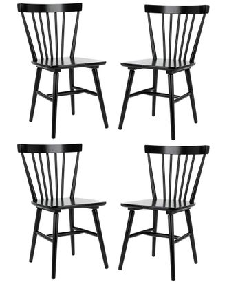 Safavieh Set Of 2 Winona Spindle Dining Chairs