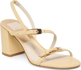 Dolce Vita Faye Slingback Sandal in Warm Natural Leather at Nordstrom, Size 9.5