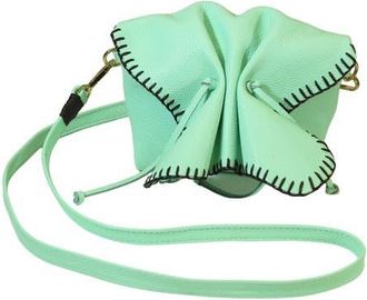Carlos Falchi Mini Butterfly Leather Bag in Lime at Nordstrom
