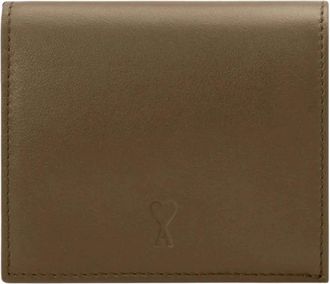 Ami De Coeur Bifold Portemonnee - Heren - Portefeuilles - Bruin - ONE Size - Leer - Accessoires