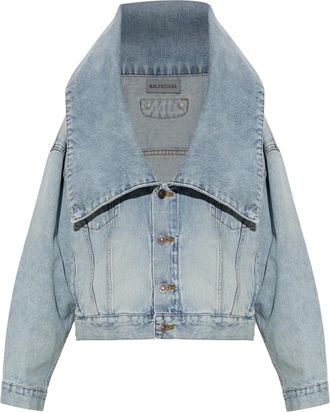 Balenciaga Chaqueta vaquera - Jackets - Mujer - Azul - 2XS