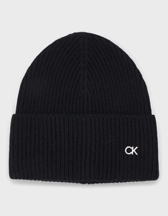 Calvin Klein Womens Calvin Klein Chunky Beanie Black