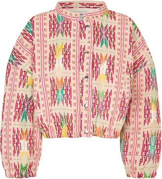 Lollys Laundry Bomberjack - Dames - Bomber jackets - Veelkleurig - XL - Jassen
