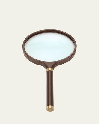 ASSOULINE Archival Leather Magnifying Glass