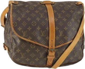 Louis Vuitton Pre-owned Cross Body Bags, female, Brown, Size: ONE SIZE Pre-owned Vintage Cross Body Bag