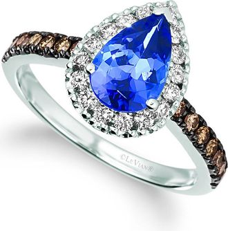 Le Vian Ladies Vivids Rings set in 14K Vanilla Gold
