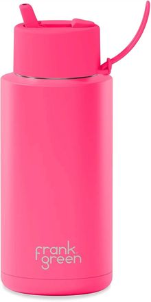 Frank Green Insulated Water Bottles In Neon Pink