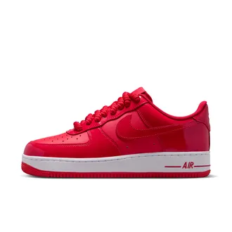 Nike Mens Air Force 1 07 LV8 Shoes in Red | IX4088-657