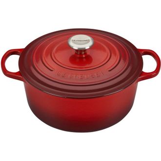 LE CREUSET Signature Casseruola Rotonda 26cm Rosso Ciliegia
