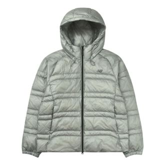 New Balance Flying 77 Superlight Hooded Goose Down Jacket Asia Sizing Light Gray NBNPF41973-16