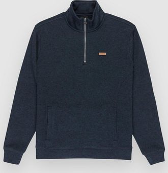 Quiksilver Keller 1/4 Zip Fleece Pullover blau