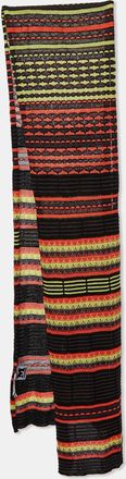 Missoni M Missoni Multicolor Patterned Cotton Knit Stole