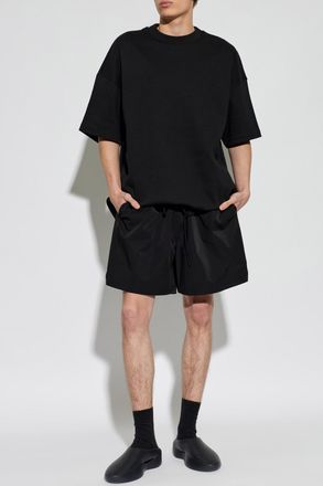 Fear of God Shorts With Embroidered Logo, Mens, Black