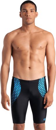 Arena Badehose ARENA arena Feel Herren Openings Jammer Badehose, Herren, Gr. 9 (XXXL), N-Gr, schwarz (schwarz, turquoise), Obermaterial: 80% Polyamid, 20% E