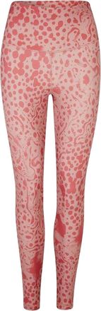 Reebok Studio Lux HR 2.0 Safari-legging met smalle pijpen voor dames (Calypso koraal)