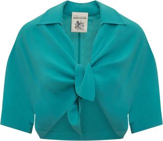 Semicouture Chelsie Overhemd - Dames - Blouses - Blauw - S - Overhemden