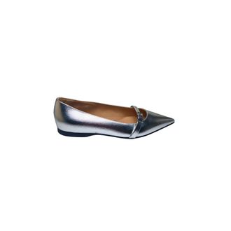 Sergio Rossi Schoenen, Dames, Grijs, 37 EU, Leer, SR Twenty Ballerina
