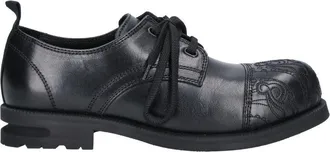 Kiko Kostadinov Black Black Atro Leather Derby Shoes