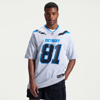 Nike Calvin Johnson Detroit Lions Rivalries Collection Nike Mens NFL Game Jersey in Grey | 67NM0JFLW1K-1KH