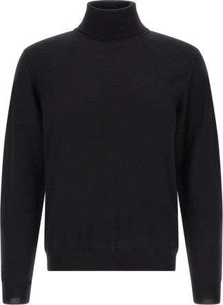 Zanone Turtleneck - Heren - Coltruien - Zwart - XL - Wol - Truien & Vesten