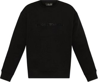 Emporio Armani Sweatshirt - Heren - Sweatshirts - Zwart - S - Katoen - Hoodies & sweatvesten