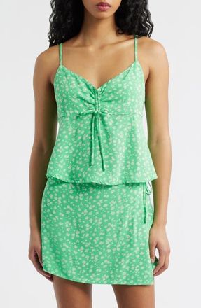 Rip Curl Surf Side Floral Camisole in Light Green at Nordstrom, Size Xx-Small