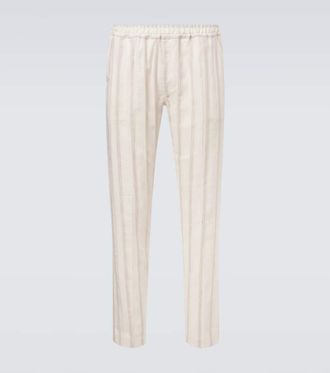 Fedeli Bonifacio cotton-blend tapered pants