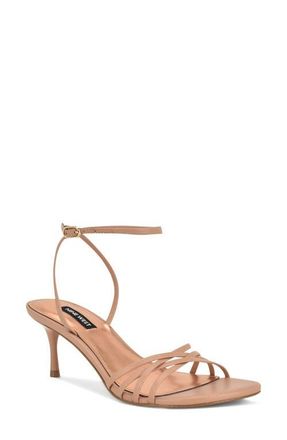 Nine West Gazey Ankle Strap Sandal in Light Natural at Nordstrom, Size 6.5