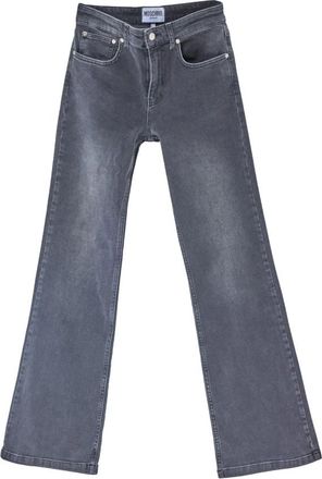 Moschino Jeans Flare Low Rise - Dames - Jeans - Grijs - Maat: W26 Katoen