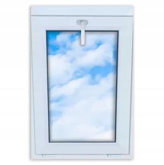 OEM Ventana De Pvc Blanca, Abatible, 60x90, 600x900, 2x Vidrio, Apertura Superior, Doble Acristalamiento