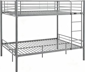 Habitat et Jardin Litera Doble adam Con Somier - 140 X 190 Cm - Gris