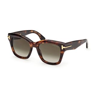 Tom Ford Sunglasses, unisex, Brown, Size: 53 MM Bold Cateye Sunglasses