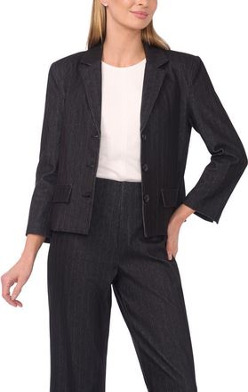 Halogen Pinstripe Blazer in Charcoal at Nordstrom Rack, Size Xx-Small