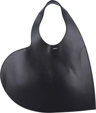 Coperni Double Heart Tote - Dames - Handtassen - Zwart - ONE Size - Leer - Tassen