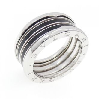 Bulgari White Gold White Gold (18K) Band Ring (Pre-Owned)