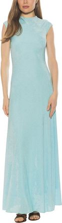 Alexia Admor Nalani Mock Neck Sleeveless Maxi Dress
