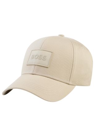 HUGO BOSS Baseball Cap BOSS Zed-SL, Herren, open beige 286, Twill, Baumwolle, unifarben, Caps Baseball Cap, aus Baumwoll-Twill