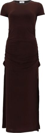 Baum Und Pferdgarten Jule Ruched Figures Side Slits Midi Dress