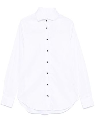 Xacus Nina Cotton Shirt In White